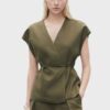 Lyocell Wrap Top